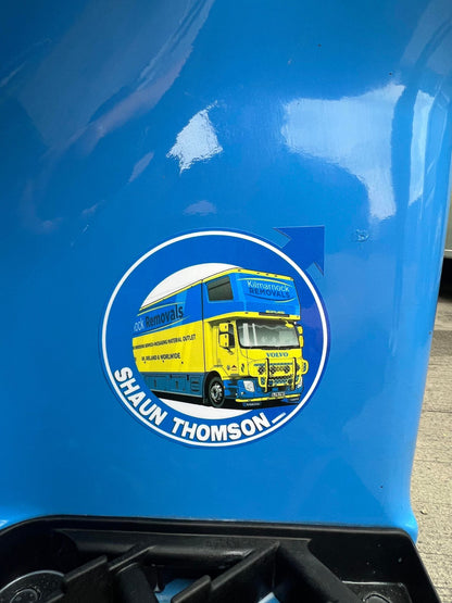 Kilmarnock Removals Truck Sticker!